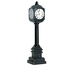 Lemax Street Clock Villlage Figurine